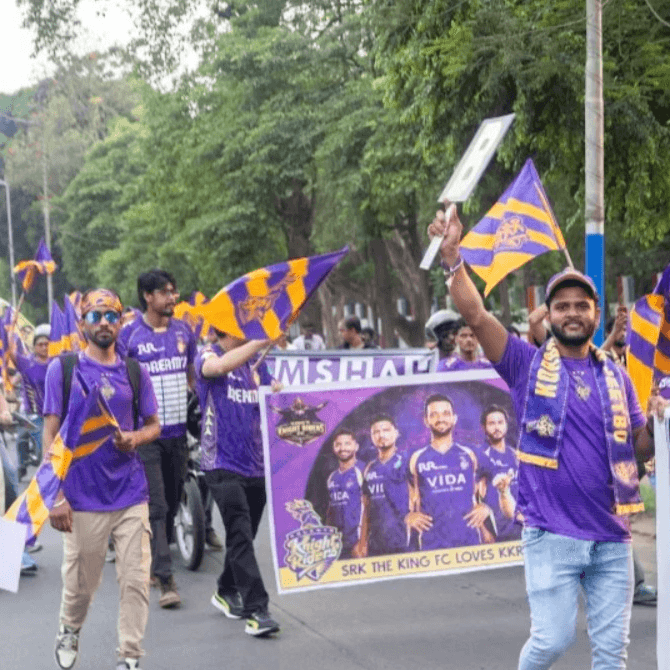 Showcase: Kolkata Knight Riders - High-octane photography and cinematic video coverage for KKR.