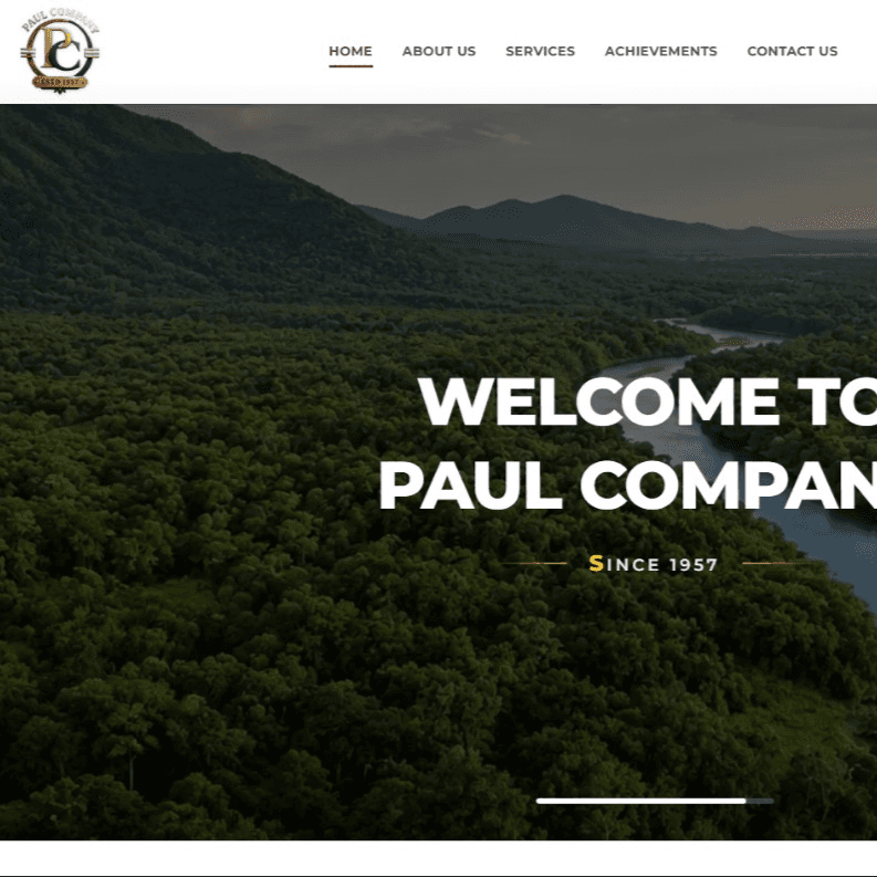 Showcase: Paul Company - Architected and developed a premium, high-conversion website for Paul Company.